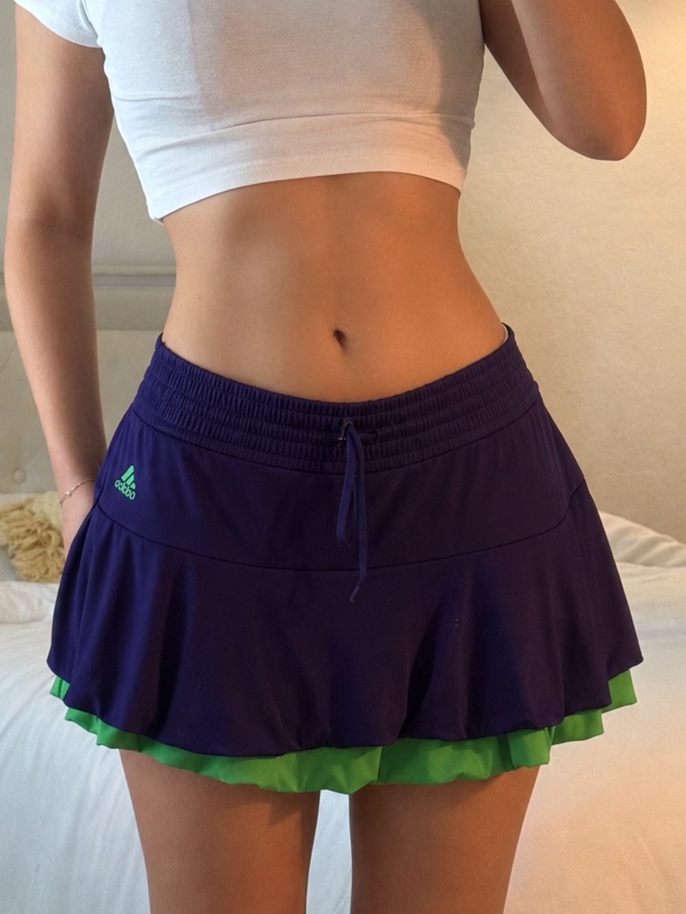 2011 Adidas  Low rise Tennis Skirt with attached shorts